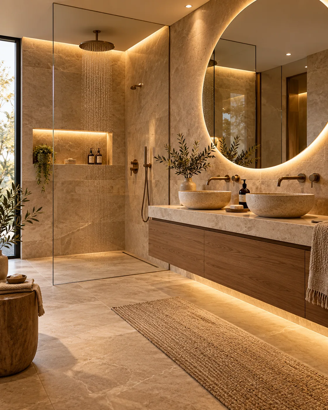 Salle de bain contemporaine